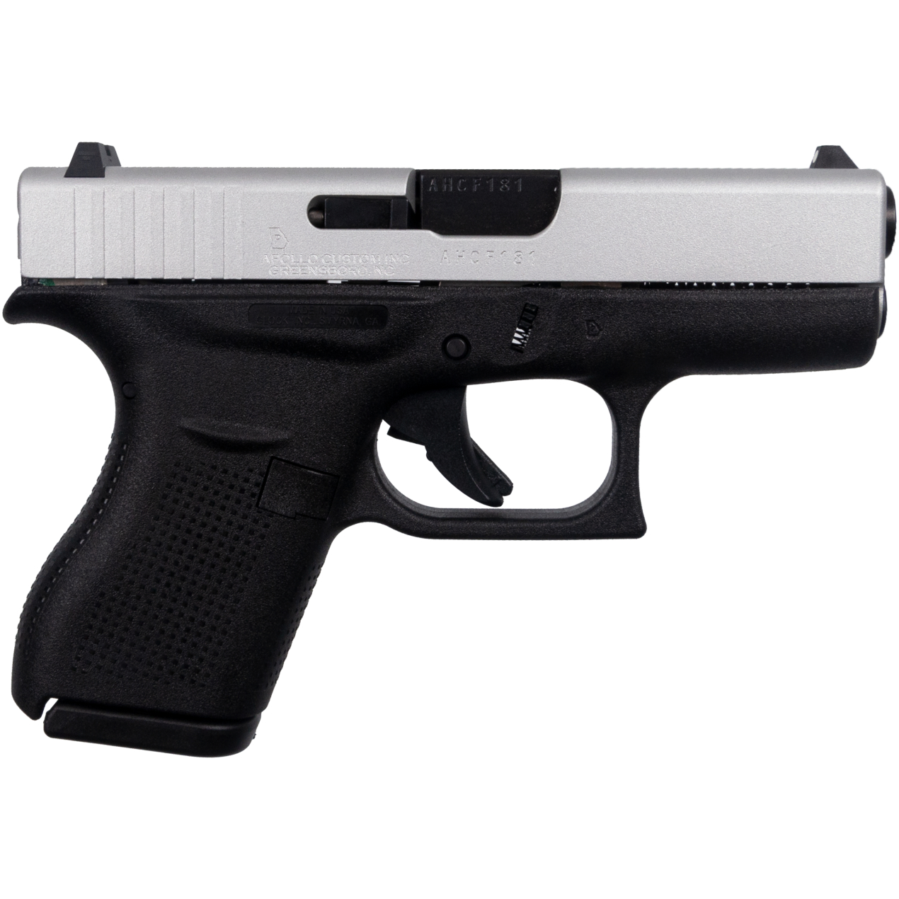 Handguns Apollo Custom|Glock 42 380AUTO GLK 42 US 380 6RD FS SA BLK